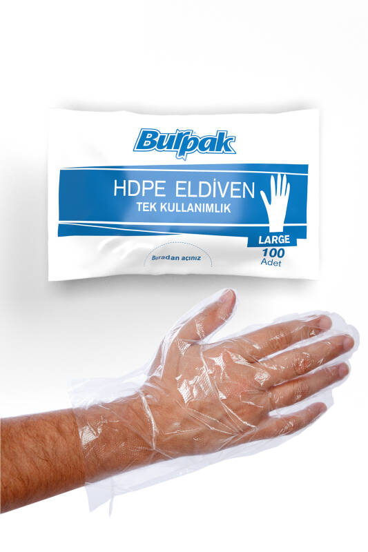 Şeffaf Eldiven - 100 Adet